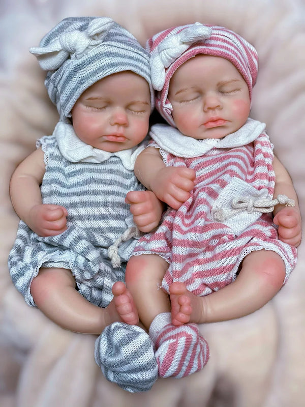 Bebê Reborn Thales ou Elisa - Corpinho Inteiro em Silicone, Macio e Realista